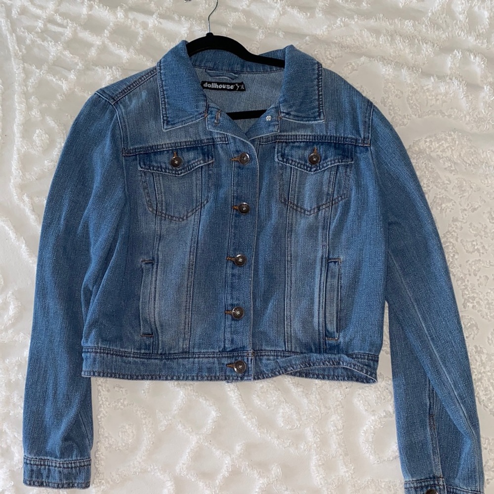 Dollhouse women’s xtra large denim jacket